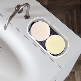 Leakproof Travel Soap Dish with Lid Multi-Functional Soap Dish with Draining Layer Soap Holder for Portable Soap Case for Traveling Camping and The Bathroom