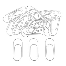 Amagogo Pack of 20 Paper Clips, Mini Binder Clips, Metal Wire Cute Paper Clips, Multi-Purpose Binder Clips, Metal for Documents, Bills and Creative Projects