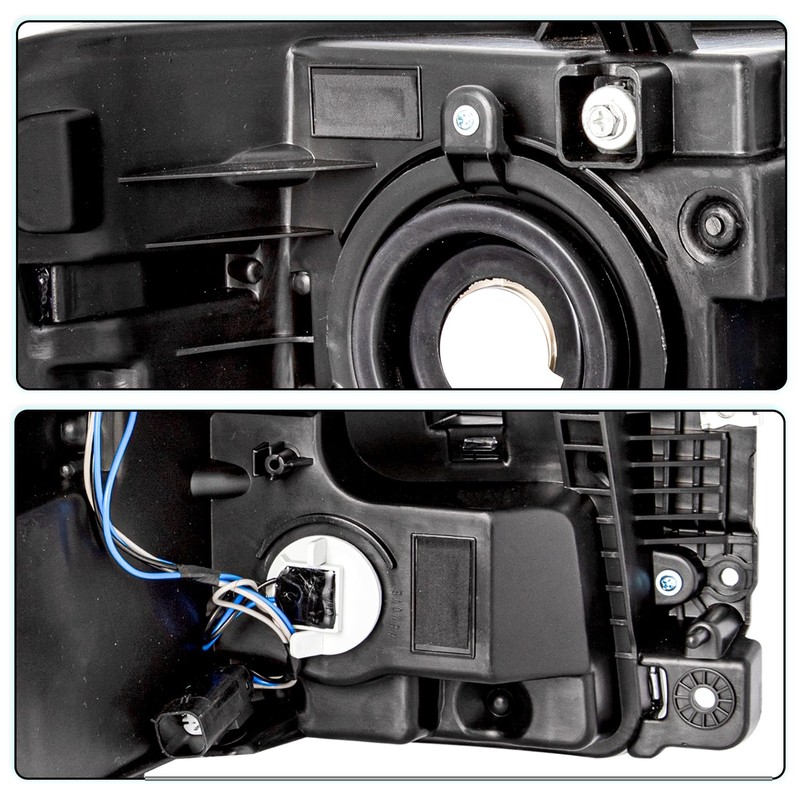 TUSDAR OE Style Headlight Assembly Replacement for 2013-2019 Ford Flex