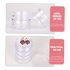 DECHOUS 3 Sets Clear Cream Storage Bottles of Refillable Makeup