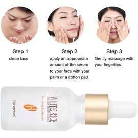 Esencia de Suero Facial, 15 Ml de Arroz para el Cuidado de la Piel, Suero de Piel de Alta Hidratación para Iluminar el Rostro, para Líneas Finas Y Tono de Piel
