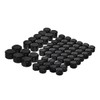 Motorcycle Bolt Covers Head Bolt Toppers Caps Black Kit for