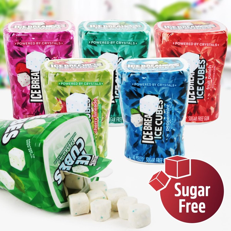 IceCubes Variety Pack - Sugar Free Refreshingly Cool IceCubes Gum