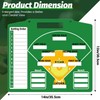 Magnetic Baseball Lineup Board - Dry Erase Baseball Lineup Board