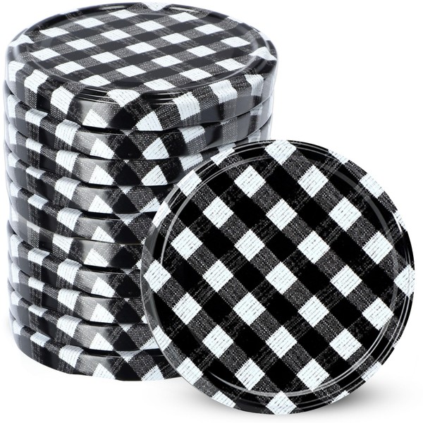 KADAX fi82 mm Screw Lid, Twist-Off Lid Set Made of