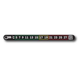 Temperature Tape - Stick on Fishing Thermometer (Celsius)
