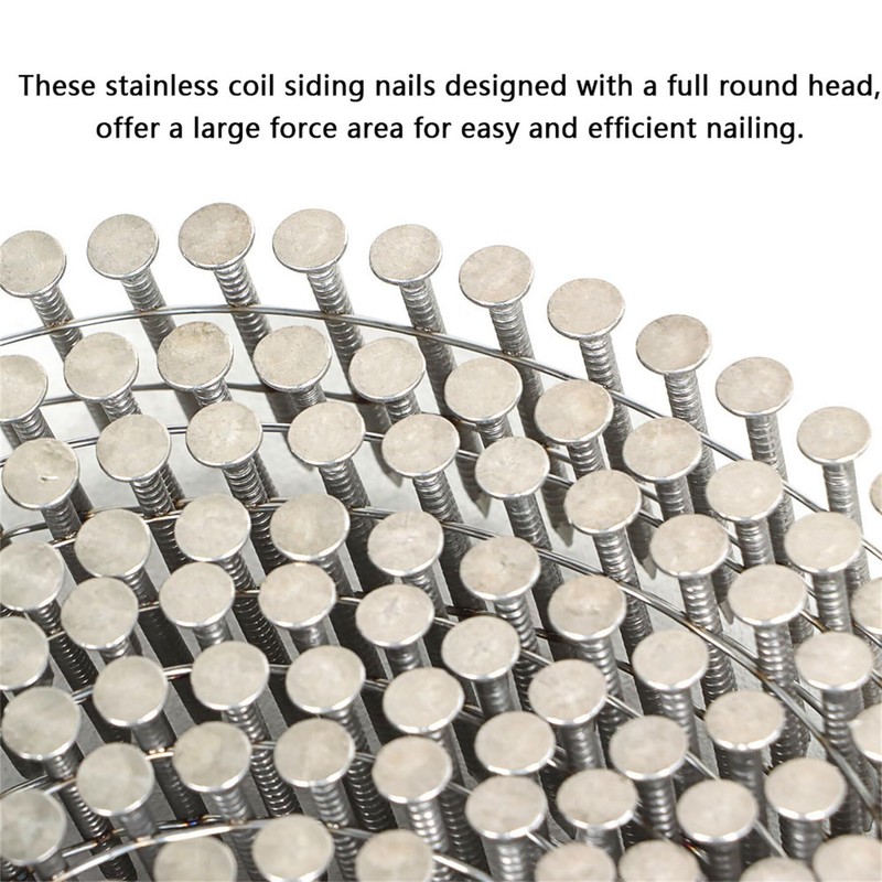 GXYWADY 1200Pcs 1-1/2 x 0.09 Inch Coil Roofing Ring Shank