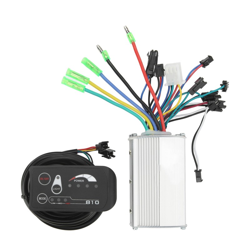 36V 250W 350W Electric Bike Brushless Motor Controller with 810LED