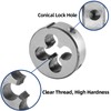 Burkit 3/8"-16 UNC Round Threading Die, 3/8 x 16 UNC