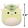 Squishmallows Original 7.5 Inch - Nolan the Green Armoured Dino