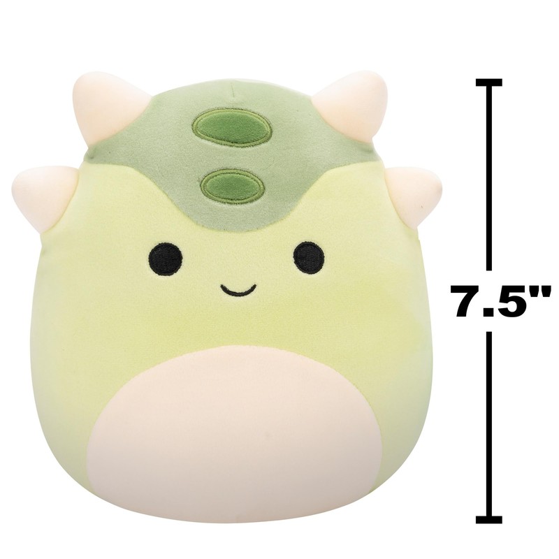 Squishmallows Original 7.5 Inch - Nolan the Green Armoured Dino