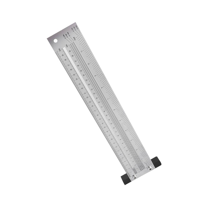 Ultra Precision Marking Ruler Stainless Steel Woodworking Scribing Ruler Gauging