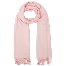 World of Shawls Super Soft Pashmina Shawl Scarf Wrap (Baby Pink)