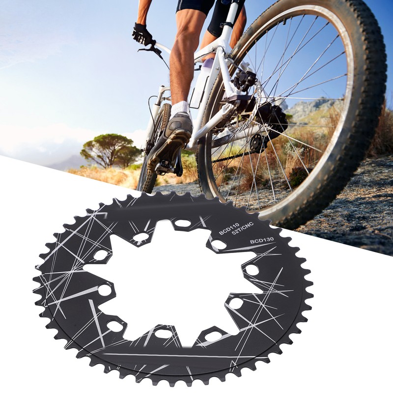 Lp Litepro 52T Oval Disc Chainring 110 130 BCD Road