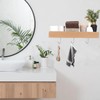 PHMING Shower Shelf for Drilling, 30 cm Shower Gel Holder,