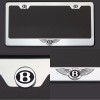 KA T304 Chrome Bentley Logo Black Letter Laser Etched Engraved
