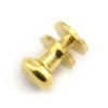 LQ Industrial 8PCS Solid Brass Sam Browne Button Screw Studs