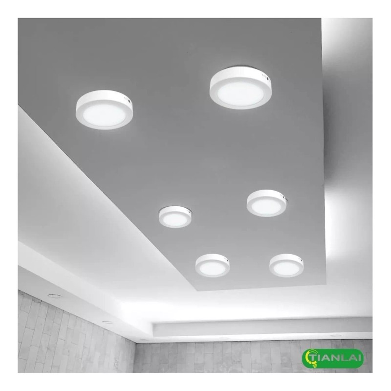 Tianlai Lampara Led De Sobreponer 18w Plafón Pack 10 Piezas