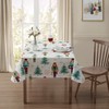 Serafina Home NUTCRACKER REUSABLE VINYL TABLECLOTH FLANNEL BACK 52" X