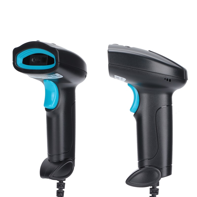 Barcode Scanner Handheld 360° Reading Dustproof Waterproof QR Code USB
