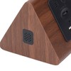 LED Digital Alarm Clock Multipurpose Wooden Clock with Voice Control