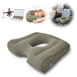 Multifunctional Seat Cushion, Inflatable Donut Cushion, Portable Back Support Cushion for Sciatica, Bedsores, Postnatal Pregnancy, Post-operative Pain - Orthopedic Firm Seat Cushion