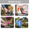 Passgo Gardening Gloves, Breathable Leather Garden Gloves, Puncture-Resistant Work Gloves