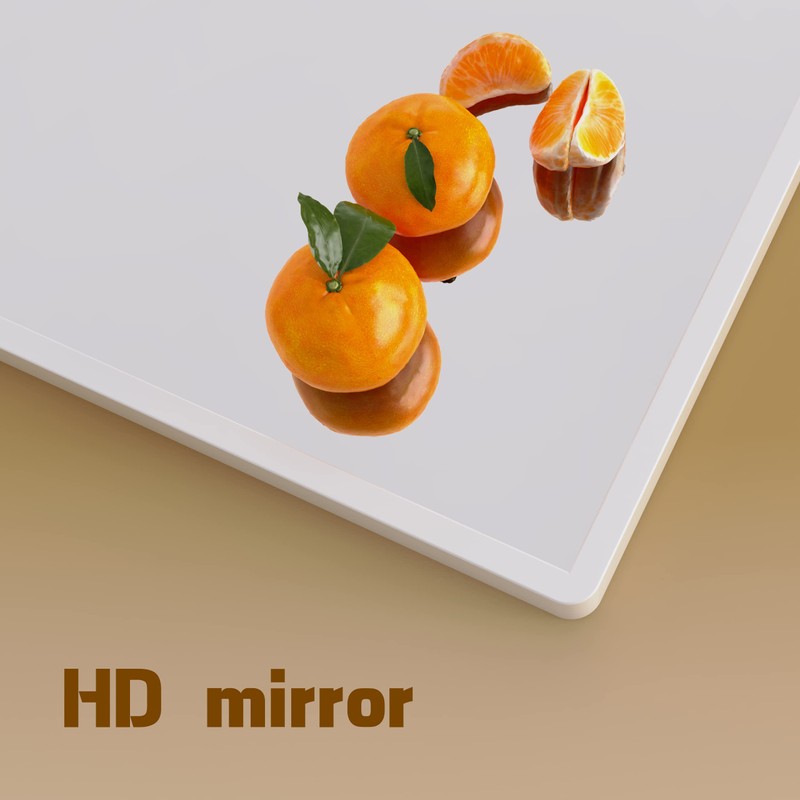 ANYHI 20"x24" Bathroom Wall Mirror with Shelf, White Bathroom Mirror