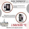 DOJA Barcelona Oven Thermostat Compatible with EGO Contact Thermostat 50°C
