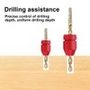 ZORZA 2Pcs Drill Depth Stop for Drill Bits Adjustable Drill