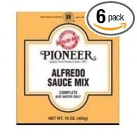 Pioneer Alfredo Sauce Mix, 16 Ounce -- 6 per case.