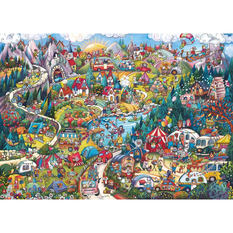 Heye Go Camping 2000 Piece Jigsaw Puzzle
