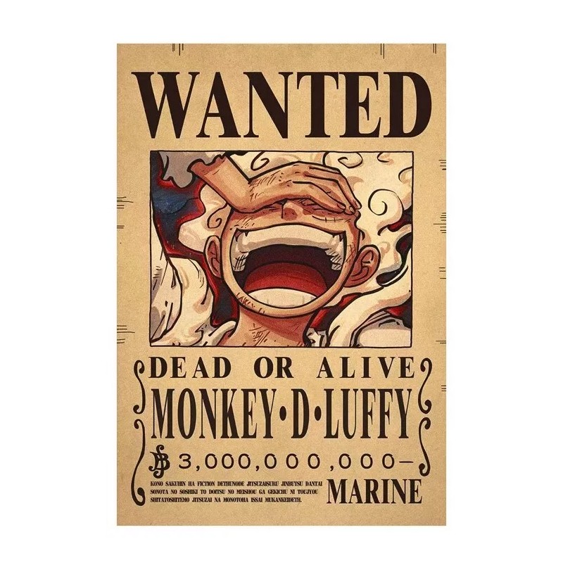 Generic 10 x One Piece Luffy Straw Hat Pirates Wanted