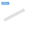 sourcing map Compression Spring, 5Pcs 304 Stainless Steel, 6mm OD,