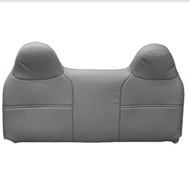 2003 2004 2005 06 07 Ford F250 F350 F450 F550 Super Duty XL Work Truck Synthetic Leather Replacement Seat Cover, Vinyl Bench Bottom & Top Seat Covers (Front Bench Top, 2003-07 Flint Gray)