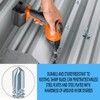 6.3x100mm Self-Drilling Roofing Screws, 20 pcs Hex Head Self Tapping