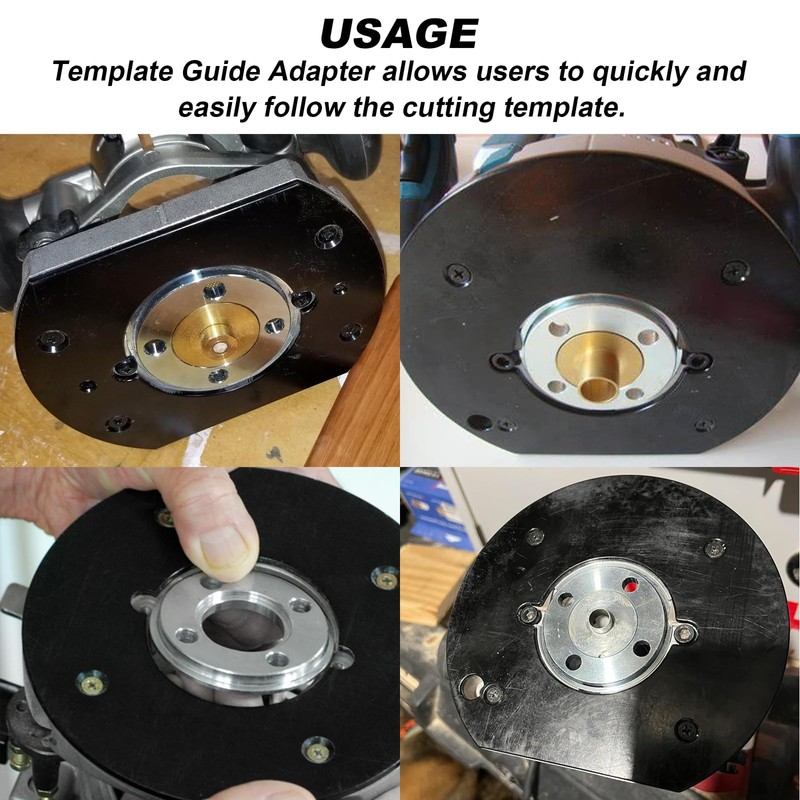 QQZ 321492-3 Template Guide Adapter for Makita Router 3606, 3612,