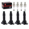Ignition Coils & Spark Plug 4Pcs For Yamaha Waverunner FX1000