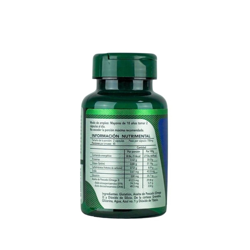 Glutation + Omega 3 de Herbalia Lab, para un Rendimiento