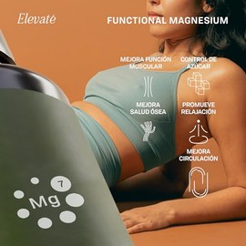 Functional Magnesium con 7 MAGNESIOS para Hombres y Mujeres | 90 Cápsulas con 800 mg por Porción | Magnesio Complex para Bienestar General con Glicina