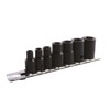 Laser 0897 Impact Star Socket Set 3/8"D, 1/4"D 7pc