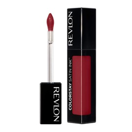 Revlon Color Stay Satin Ink 005 Silky Siena: Refined Feminine Cassis Rose (Brevet), Difficult to Fall Off, Color Transfer, High Gloss, Satin Matte, 0.1 fl oz (5 ml) Lip Color, Lipstick