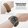 TACTICAL FROG Nylon Watch Band Hook and Loop Fastener Watch