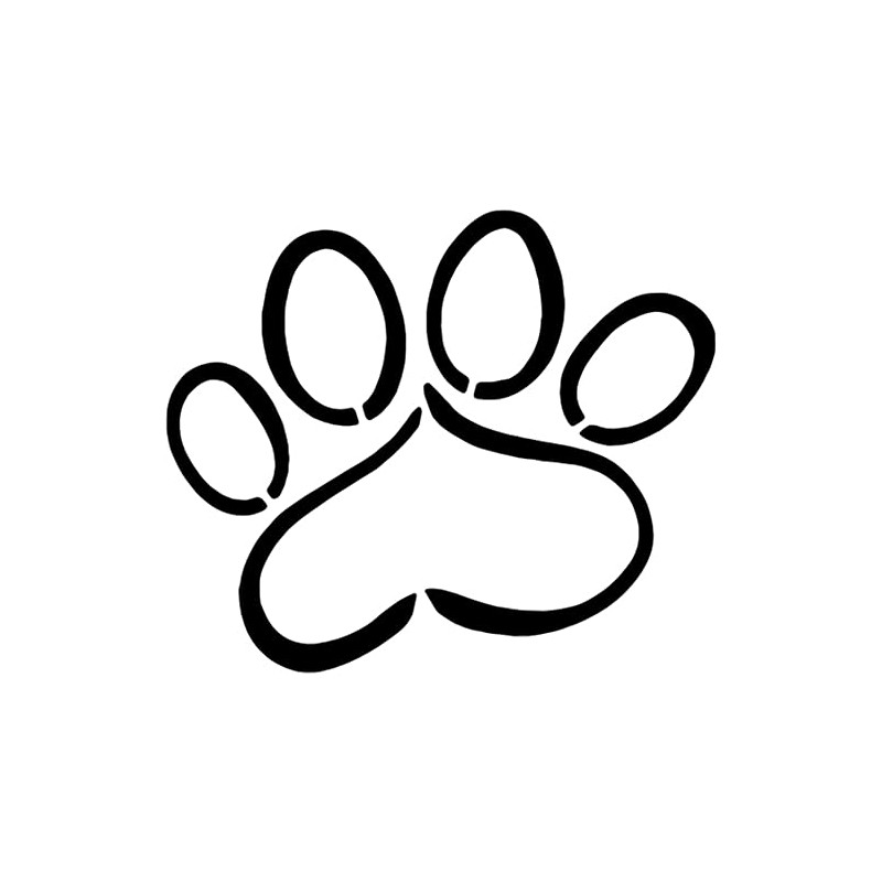 A5 'Cat Paw' Wall Stencil/Template (WS00002696)