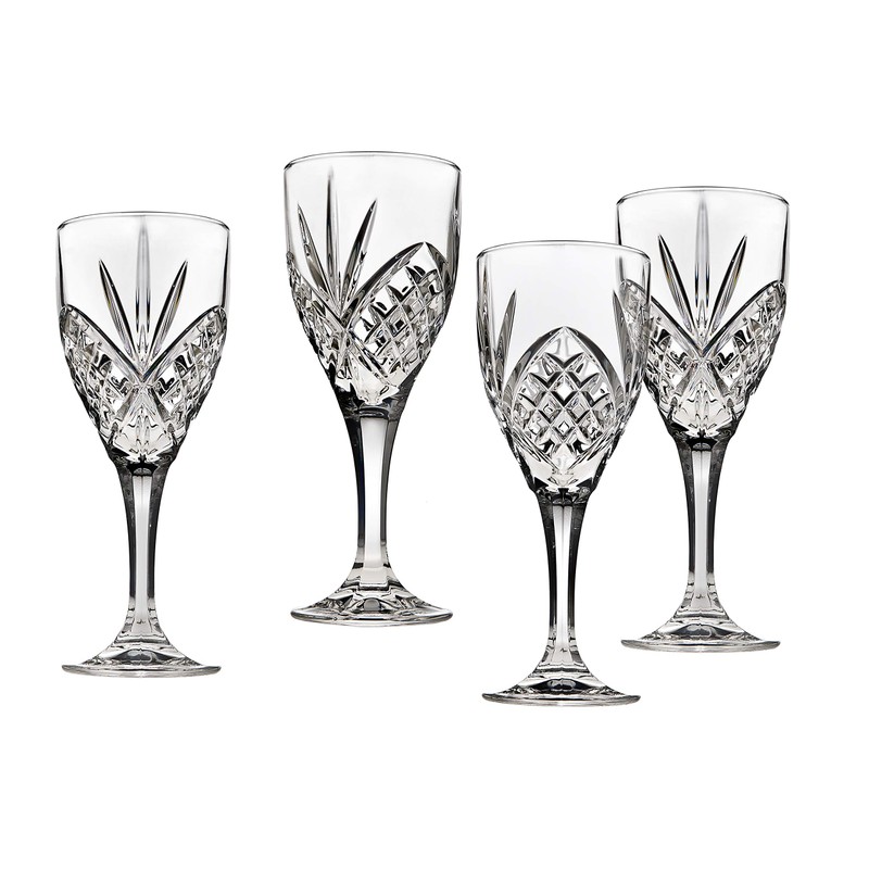 Godinger Dublin Wine Glasses, Stemmed Wine Glass Goblets, Stemmed Drinking