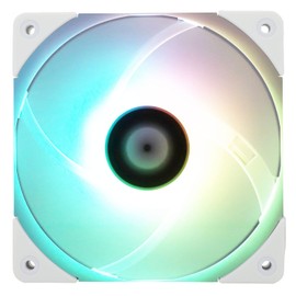 Thermalright TL-C12015W-S CPU Cooling Fan 120mm, Quiet PWM Computer ARGB, 15mm Slimline Cooler (White ARGB)