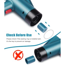 Toilet Plunger Drain Clog Remover: High Pressure Air Drainage Blaster Gun Clog Remover Tool- Stainless Steel Air Plunger for Bathroom, Sink, Floor, Kitchen Clogged