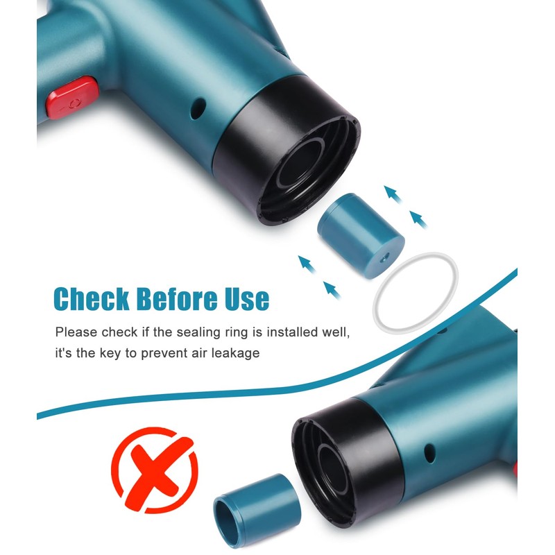 Toilet Plunger Drain Clog Remover: High Pressure Air Drainage Blaster