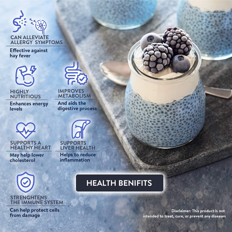 Spring Blossom 75G Blue Spirulina Powder 100% Natural Phycocyanin Vibrant