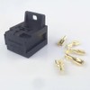 10 PCS Relay Base Holders, 12V/24V 30-80A 5 Pin Sockets